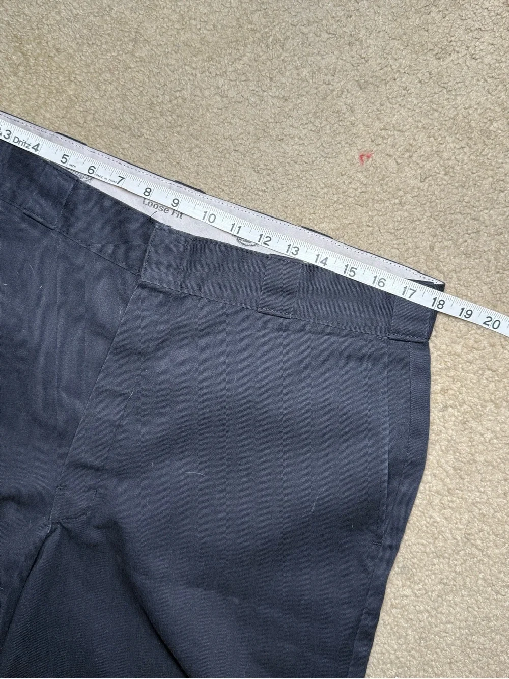 Dickies Navy Flat Front Work Shorts